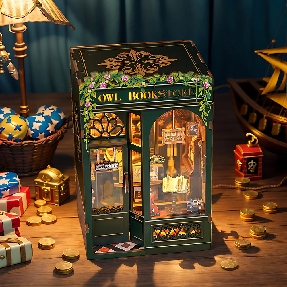 DIY Book Nook Kit | Owl Bookstore