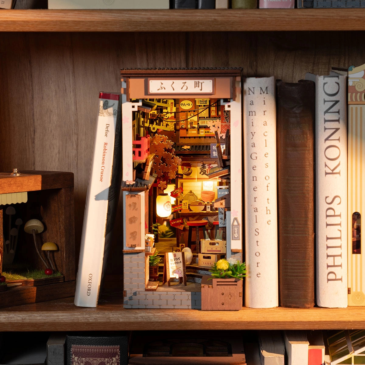 Book Nook Shelf Insert - Sakura Wine Alley