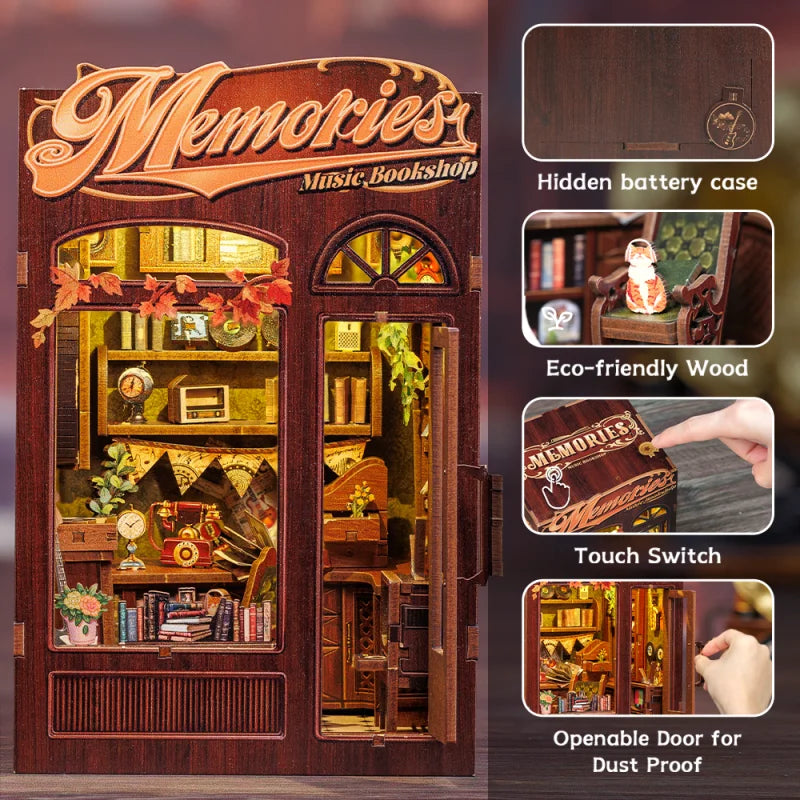 DIY Book Nook Kit | Memories Music Bookshop