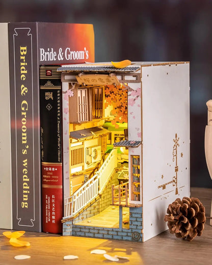Book Nook Shelf Insert - Sakura Densya